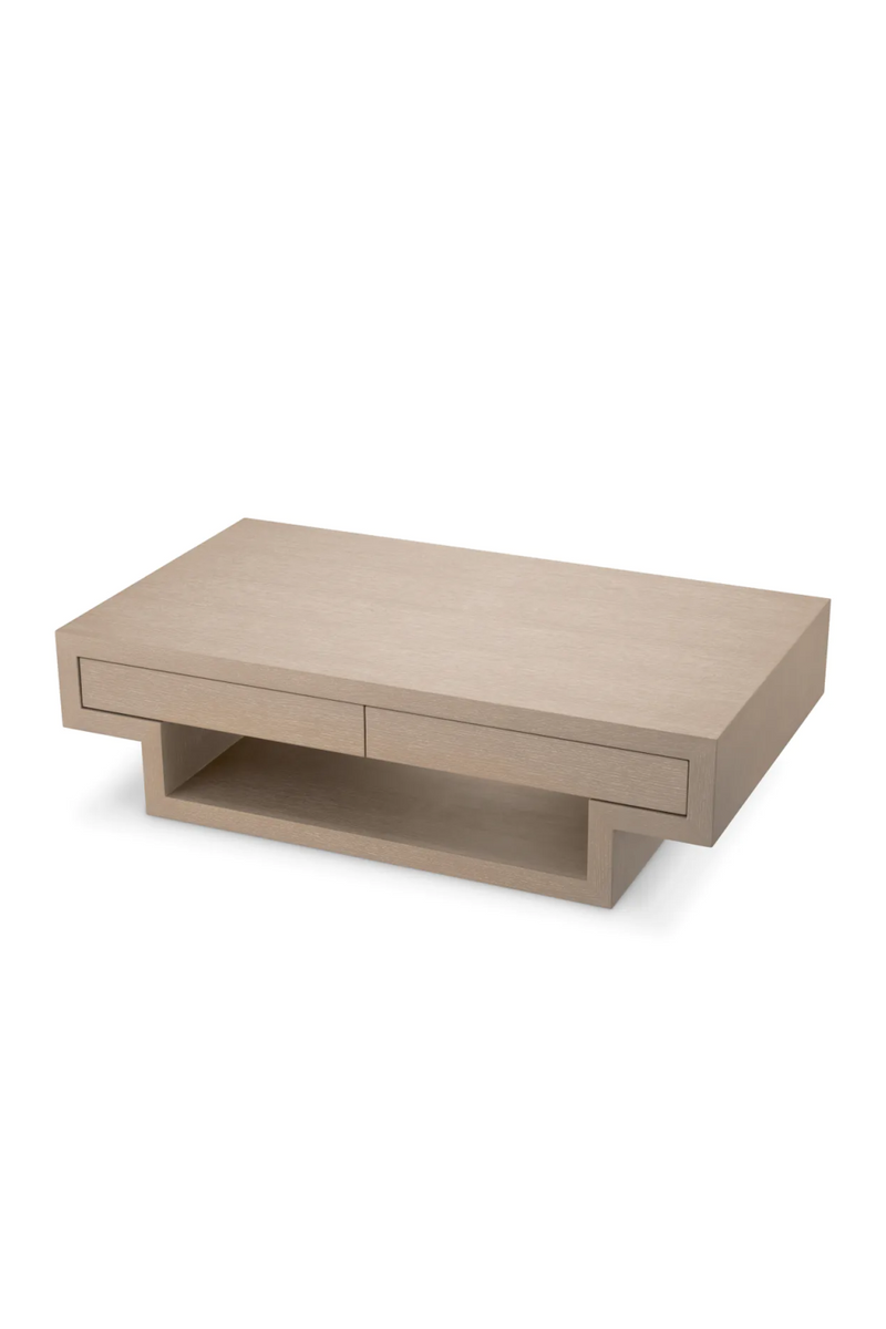 Table basse en chêne clair | Eichholtz Rialto | Meubleluxe.fr