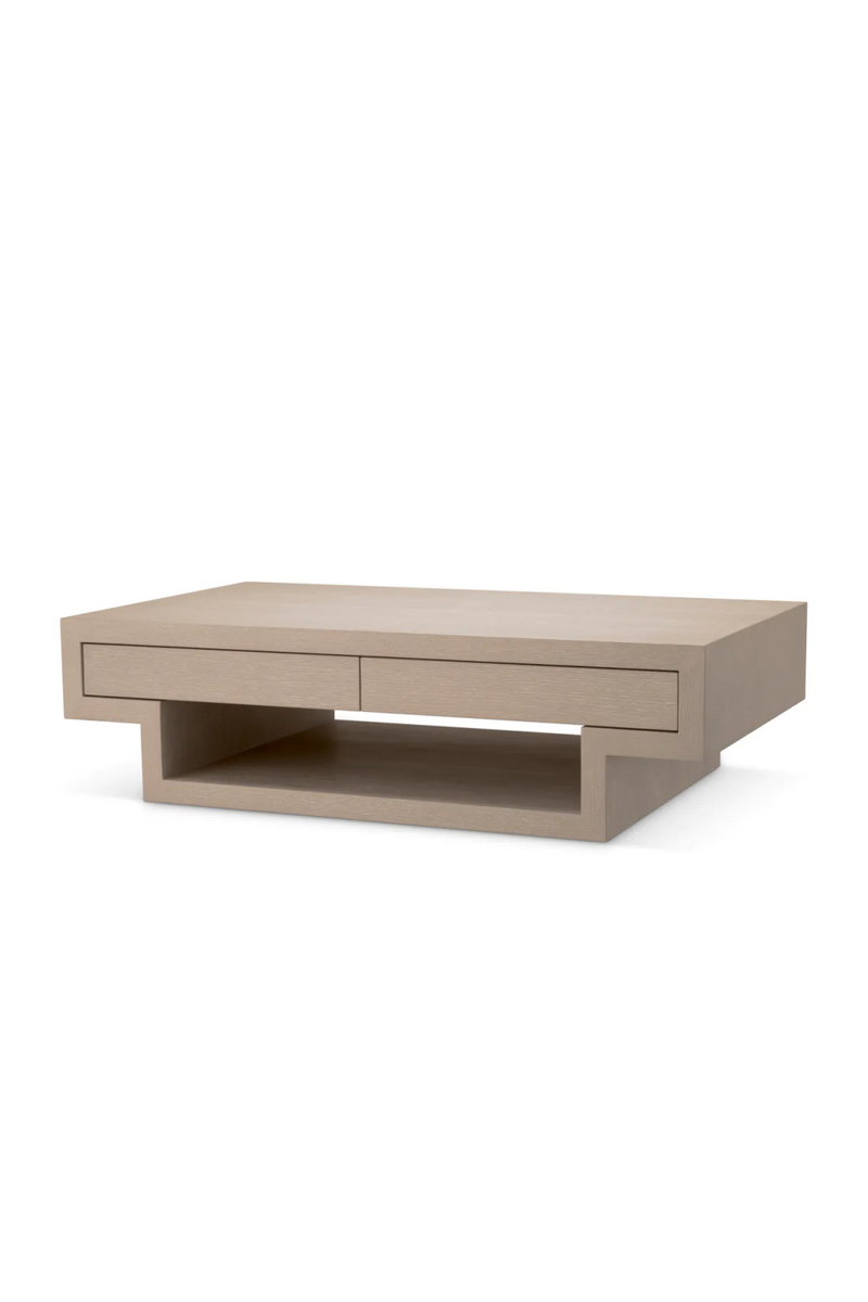 Table basse en chêne clair | Eichholtz Rialto | Meubleluxe.fr