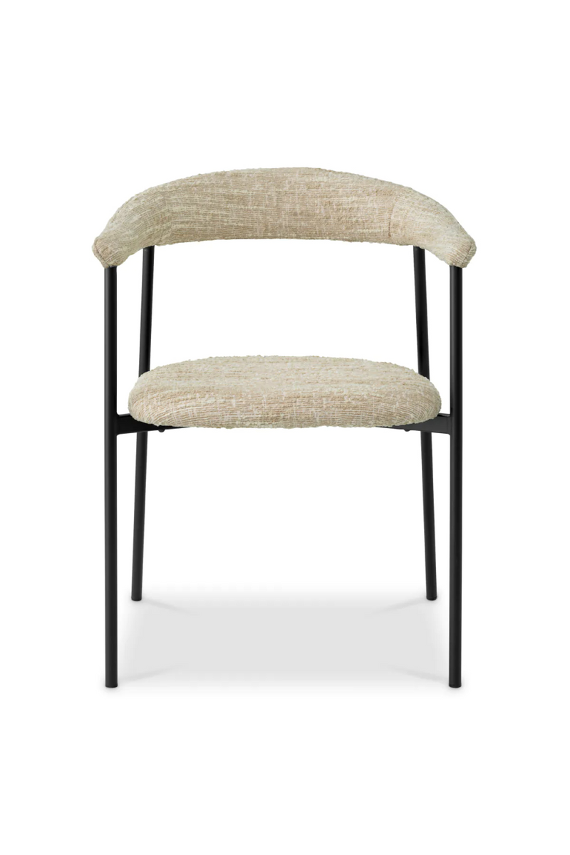 Silla de Comedor Bouclé Crema (Set de 2) | Eichholtz Julio | Meubleluxe.fr