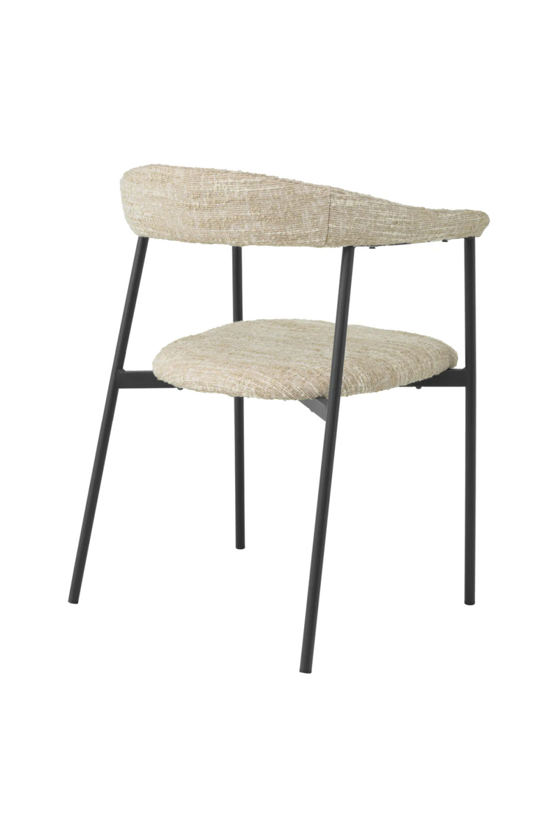 Silla de Comedor Bouclé Crema (Set de 2) | Eichholtz Julio | Meubleluxe.fr