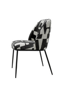 Silla de Comedor Tejido Brooklyn Negra | Eichholtz Caleb | Meubleluxe.fr