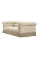 Canapé 3-4 places Boulcé Sonata Crema | Eichholtz Dorantes | Muebleluxe.fr