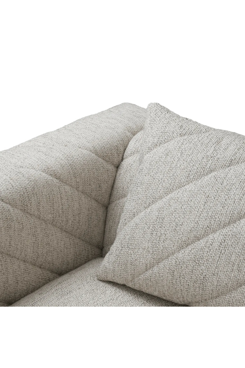 Fauteuil en tissu gris | Eichholtz Avellino | Meubleluxe.fr