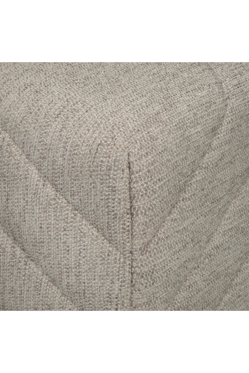 Pouf en tissu gris | Eichholtz Avellino  | Meubleluxe.fr