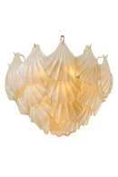 Suspension en Verre Champagne et Laiton Ancien | Eichholtz Ibiza | Meubleluxe.fr