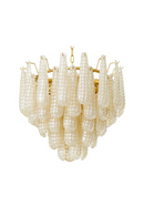 Suspension en Verre Champagne et Laiton Ancien | Eichholtz Chaves S | Meubleluxe.fr