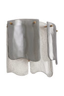 Applique murale en laiton vieilli et verre fumé | Eichholtz Asinara | Meubleluxe.fr