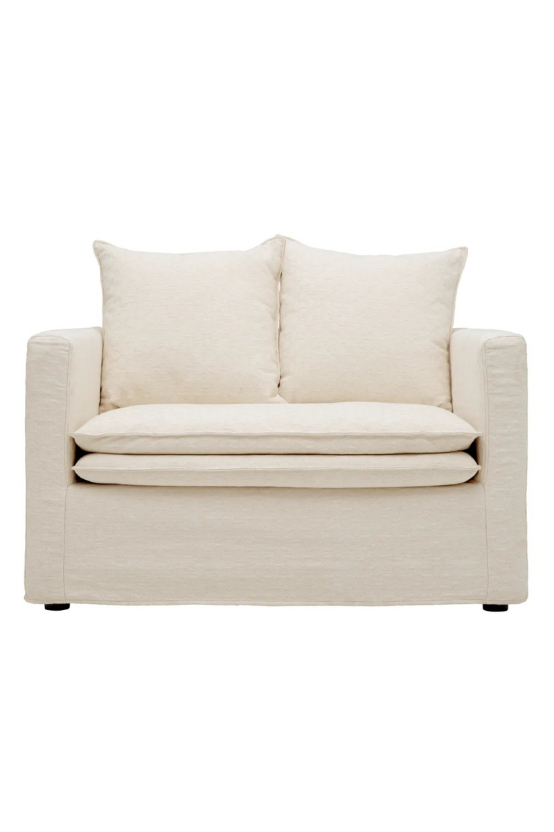 Fauteuil Sunbeam brisé blanc | Eichholtz Montgomery | Muebleluxe.fr