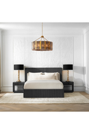 Chandelier en panneaux de verre texture | Eichholtz Elysian | OROA.fr