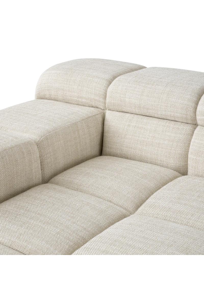 Canapé modulaire Albury beige (gauche) | Eichholtz Hunter | OROA.fr