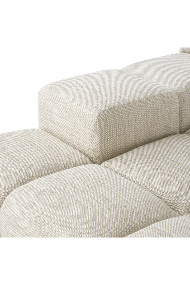 Canapé modulaire Albury beige (gauche) | Eichholtz Hunter | OROA.fr