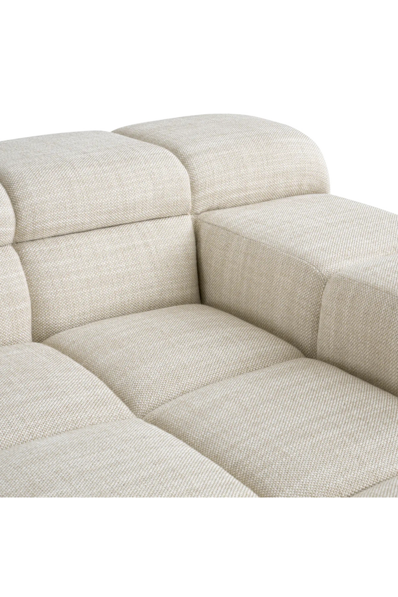 Canapé modulaire Albury beige (droit) | Eichholtz Hunter | OROA.fr