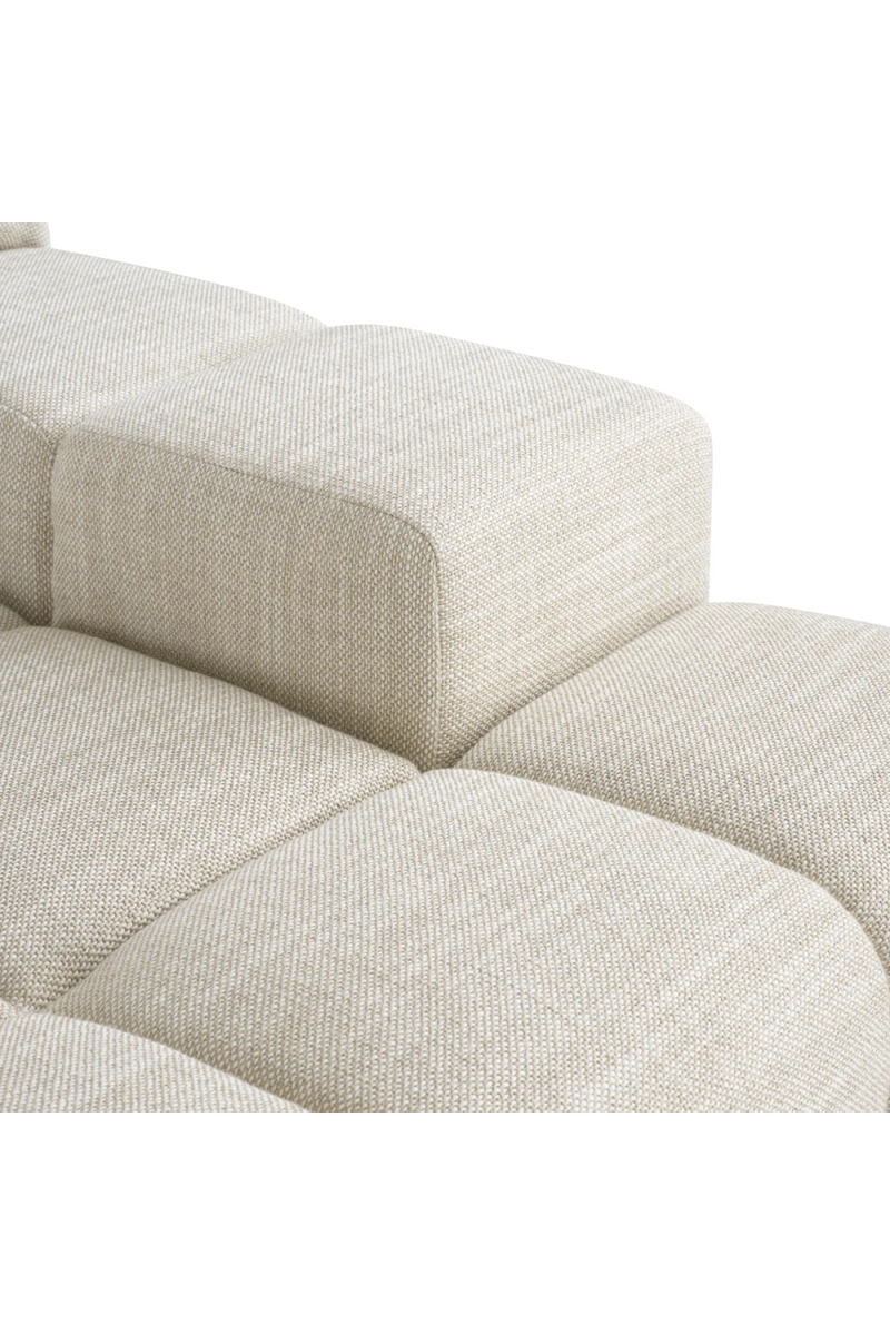 Canapé modulaire Albury beige (droit) | Eichholtz Hunter | OROA.fr