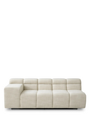 Canapé modulaire Albury beige (gauche) | Eichholtz Hunter | OROA.fr