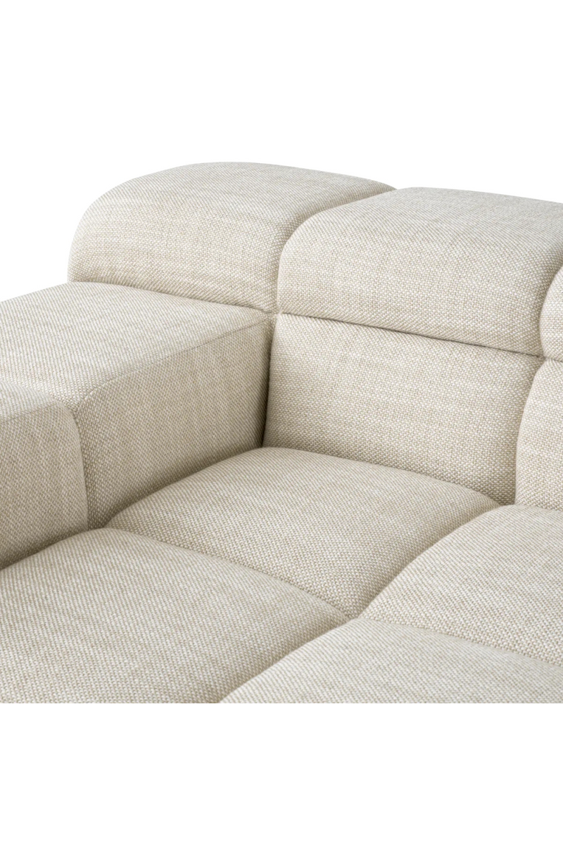 Canapé modulaire Albury beige (gauche) | Eichholtz Hunter | OROA.fr