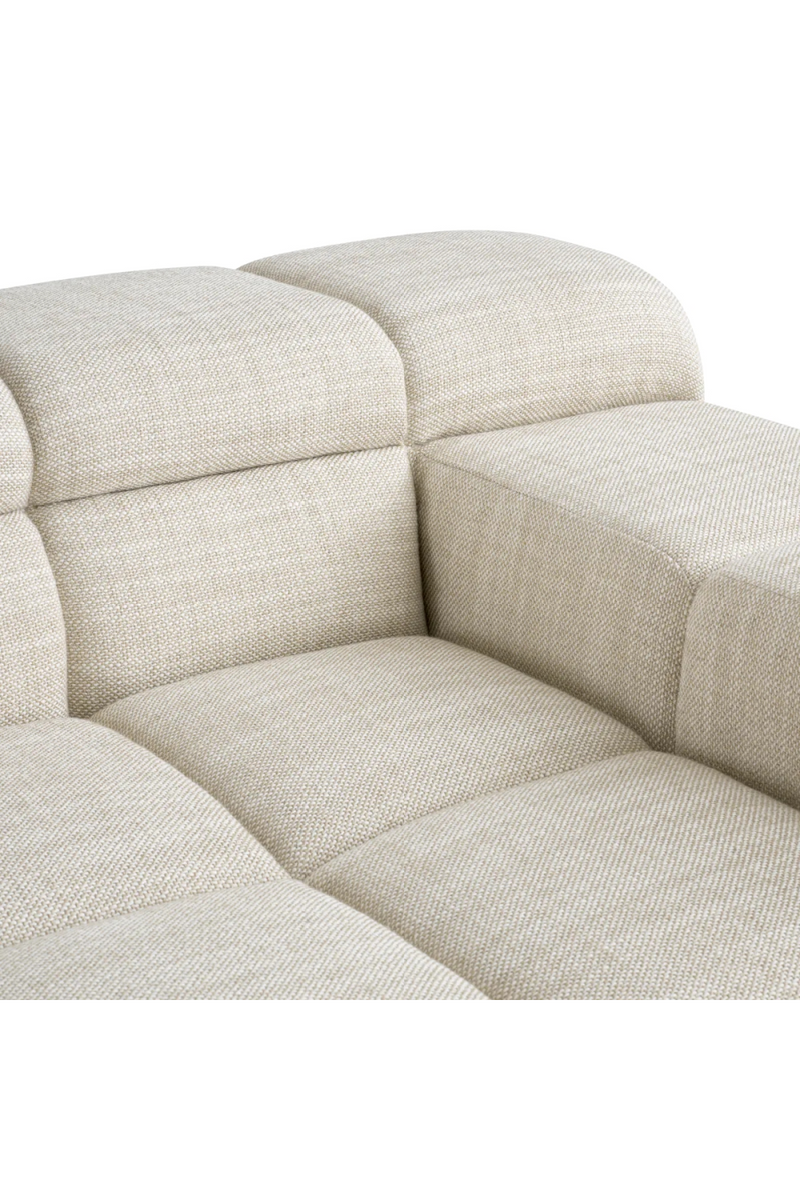 Canapé modulaire Albury beige (droit) | Eichholtz Hunter | OROA.fr