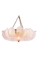 Suspension en Verre Texturé et Laiton Ancien | Eichholtz Cabrillo | Meubleluxe.fr