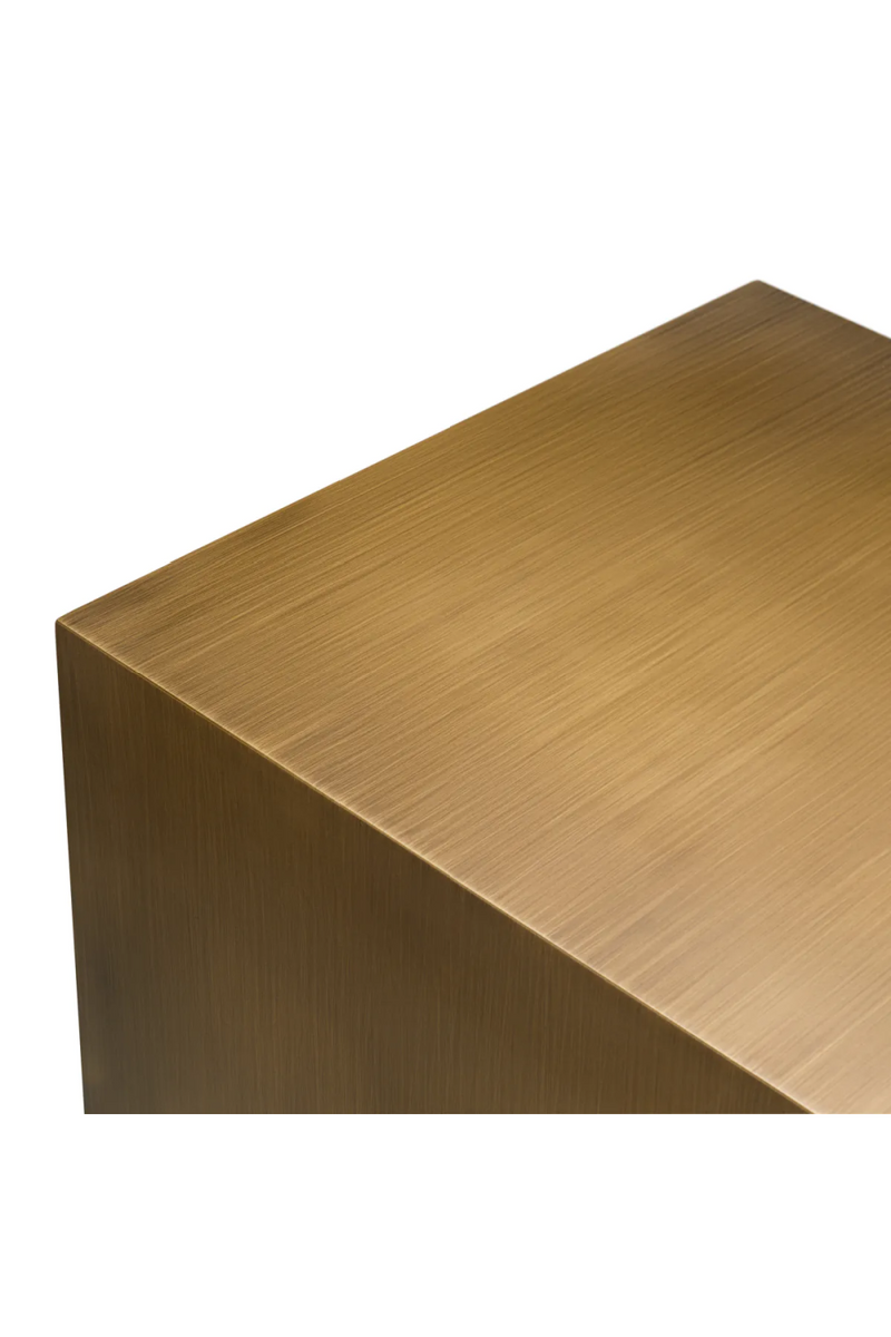 Table d'appoint en laiton brossé | Eichholtz Rafaello | Meubleluxe.fr