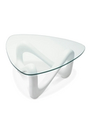 Table basse sculpturale blanc cassé | Eichholtz Aventura | OROA.fr
