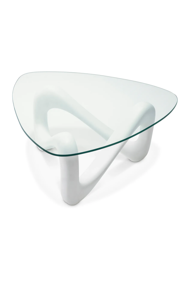 Table basse sculpturale blanc cassé | Eichholtz Aventura | OROA.fr