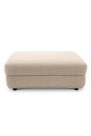Pouf modulable Boulcé Sonata Crème et Sable | Eichholtz Paulo | muebleluxe.fr