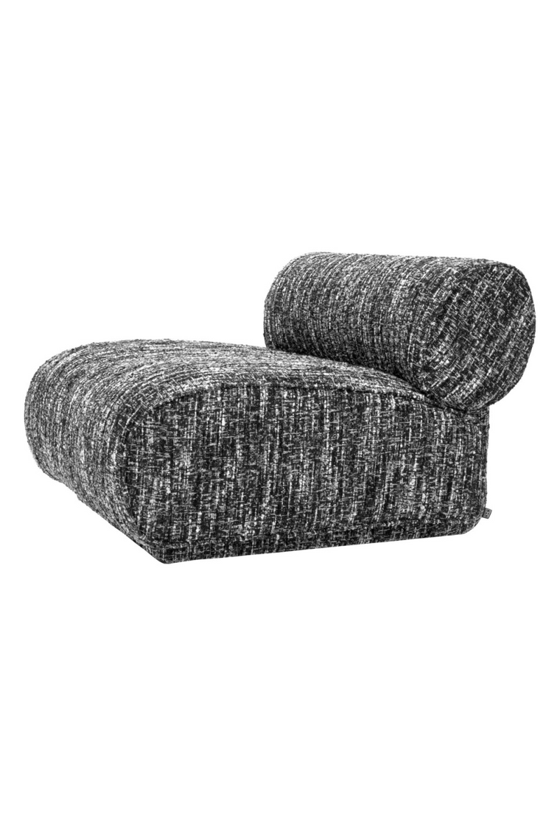 Fauteuil bouclé Sonata Noir | Eichholtz Urbano | Meubleluxe.fr