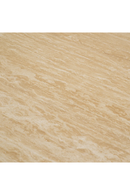 Table à manger en travertin et laiton | Eichholtz Nathan | Meubleluxe.fr