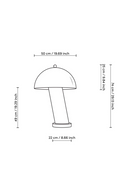 Lampe de table en marbre blanc et laiton antique | Eichholtz Daniel | Meubleluxe.fr