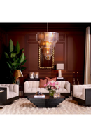 Canapé Beige à Cannelures | Eichholtz Davide | OROA.fr