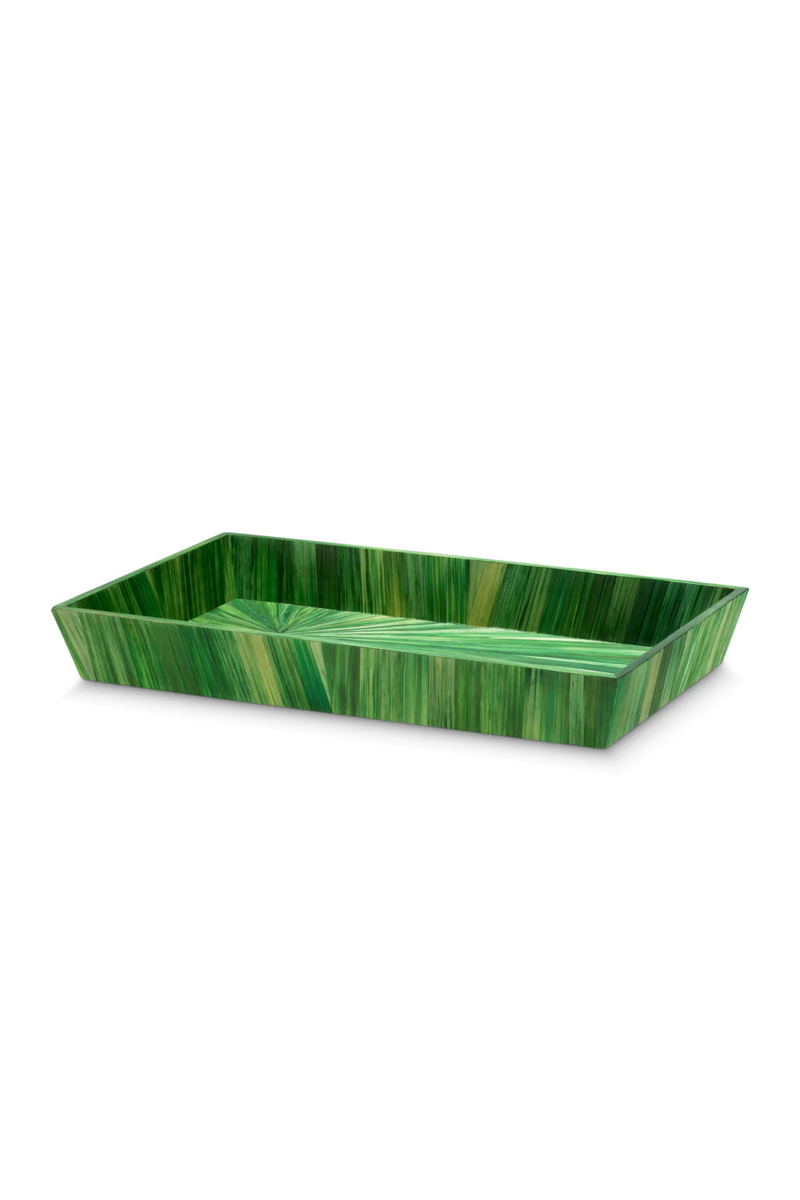 Plateau de bureau marqueterie verte | Eichholtz Harvard S | OROA.fr