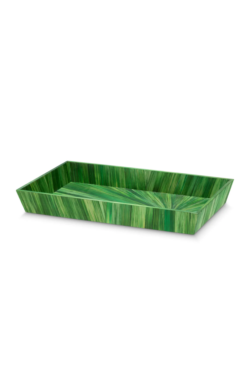 Plateau de bureau marqueterie verte | Eichholtz Harvard S | OROA.fr