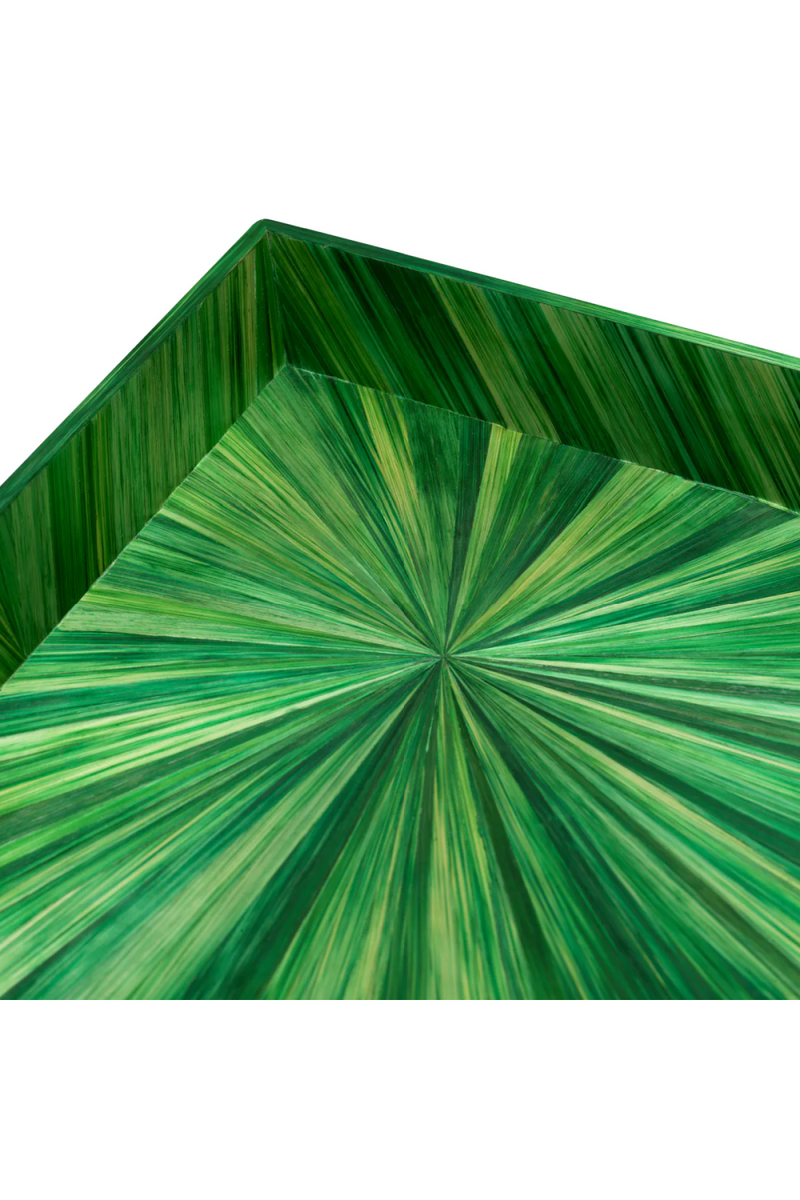 Plateau de bureau marqueterie verte | Eichholtz Harvard S | OROA.fr