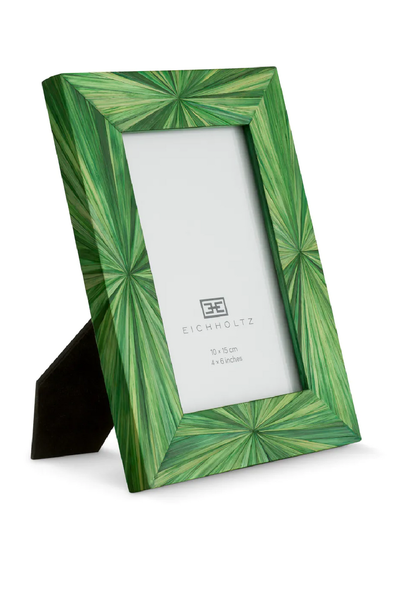 Cadre photo marqueterie verte | Eichholtz Harvard S | OROA.fr