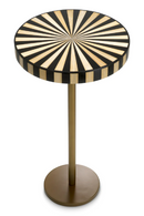 Table d'appoint avec dessus a rayures | Eichholtz Albany | OROA.fr
