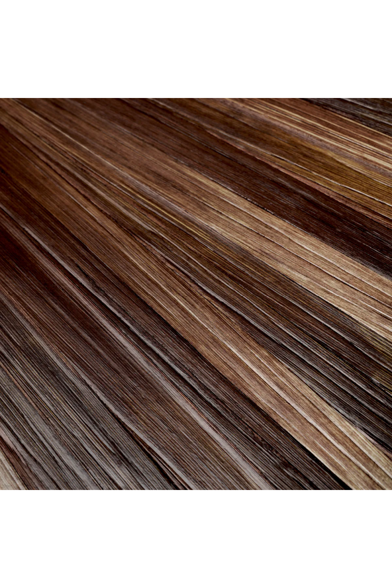 Plateau de bureau marqueterie marron | Eichholtz Harvard L | OROA.fr