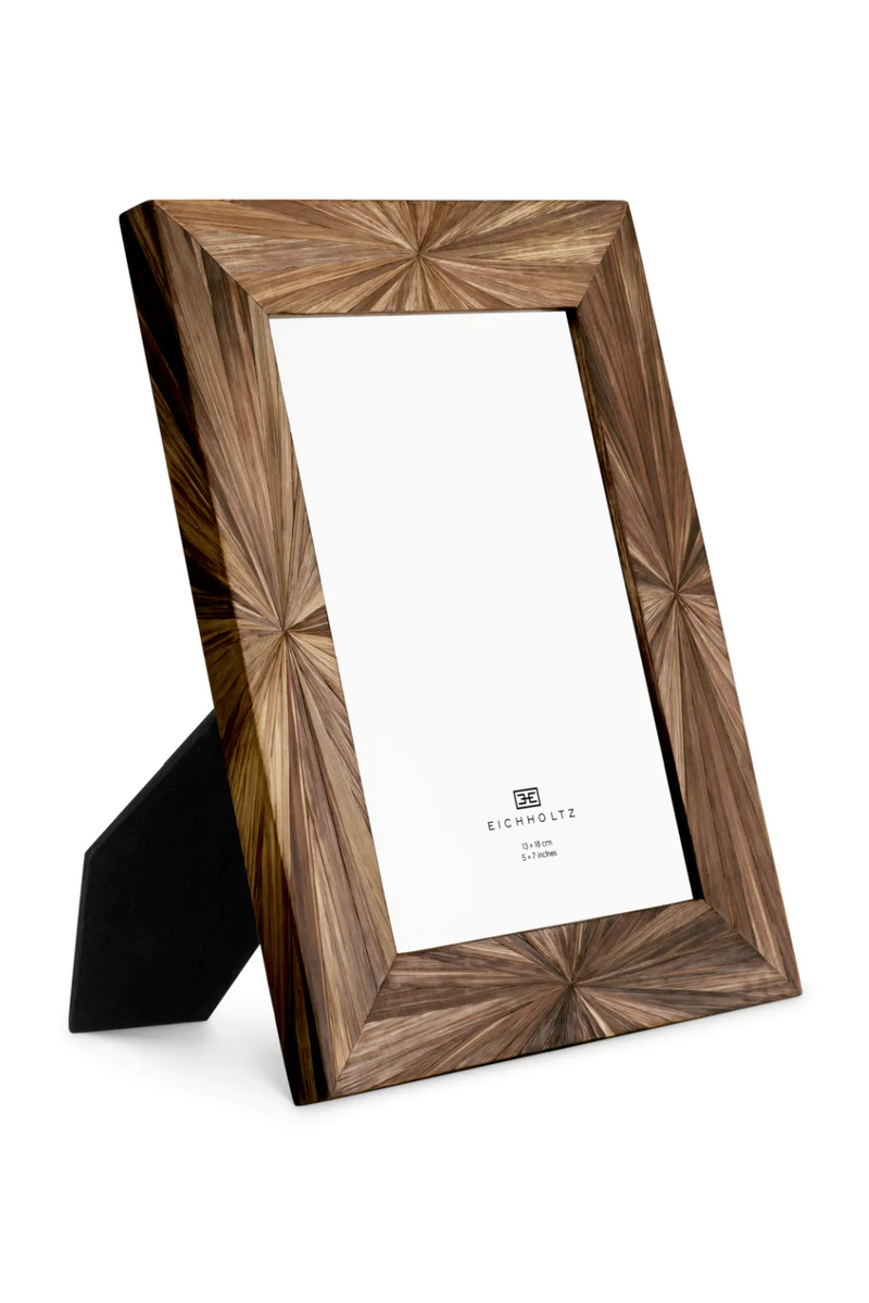 Cadre photo marqueterie marron | Eichholtz Harvard L | OROA.fr