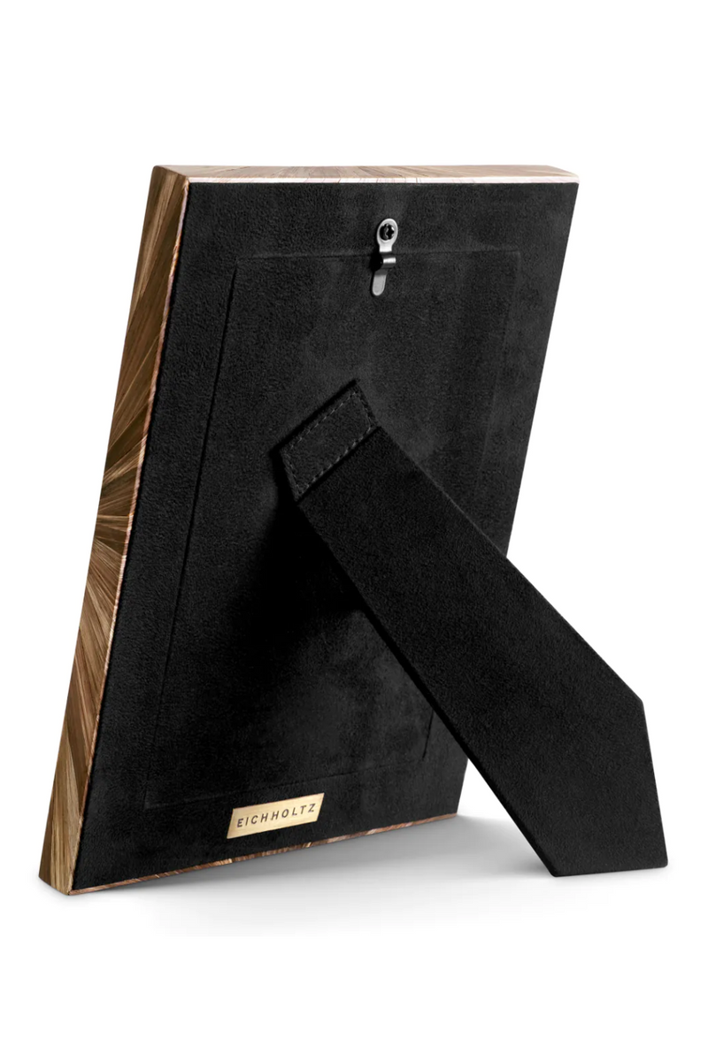 Cadre photo marqueterie marron | Eichholtz Harvard L | OROA.fr