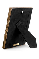 Cadre photo marqueterie marron | Eichholtz Harvard S | OROA.fr