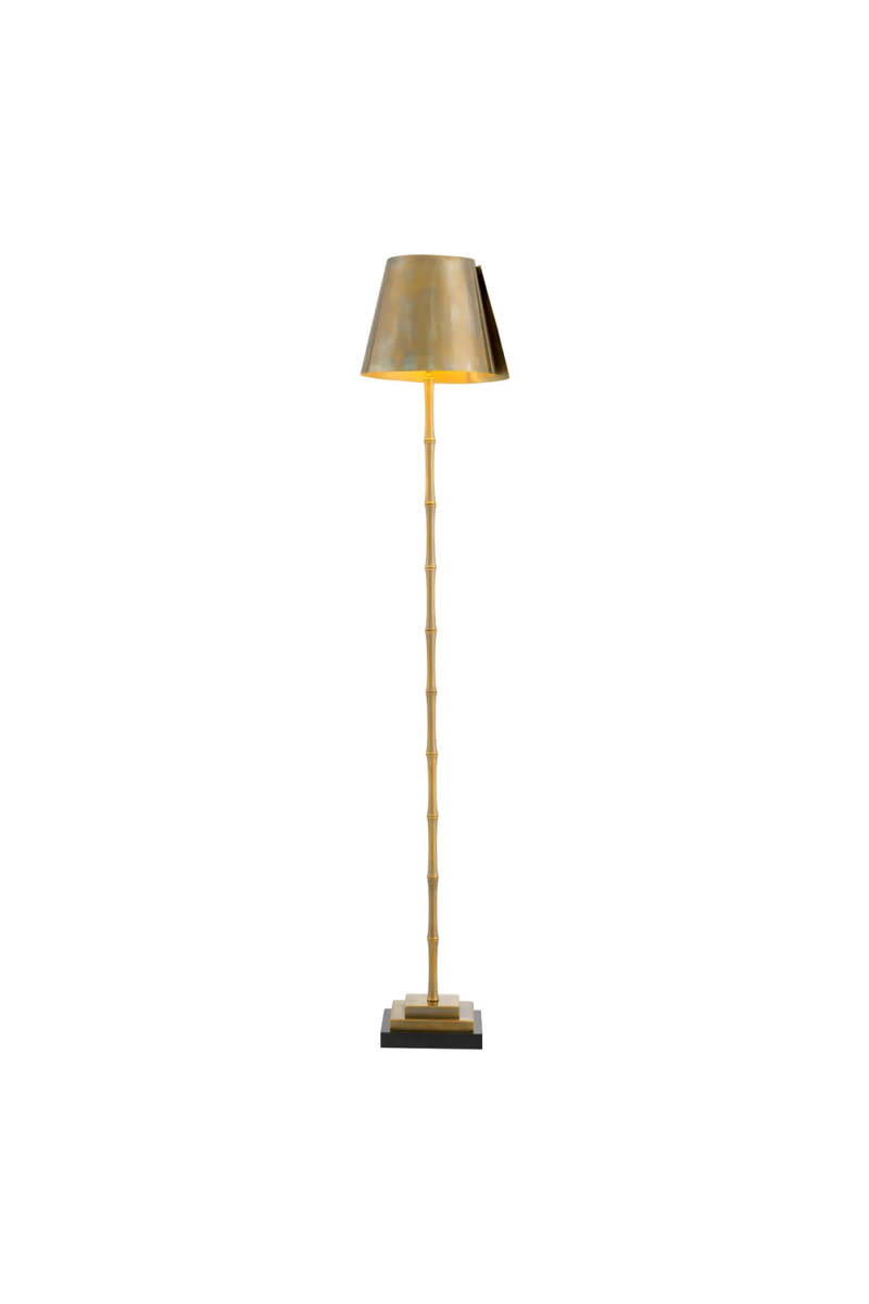 Lampadaire en laiton vintage | Eichholtz Seraphina | OROA.fr