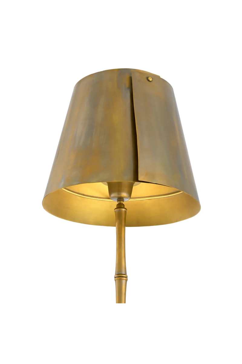 Lampadaire en laiton vintage | Eichholtz Seraphina | OROA.fr