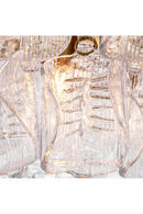 Lustre à étages en verre fait main | Eichholtz Solange | OROA.fr