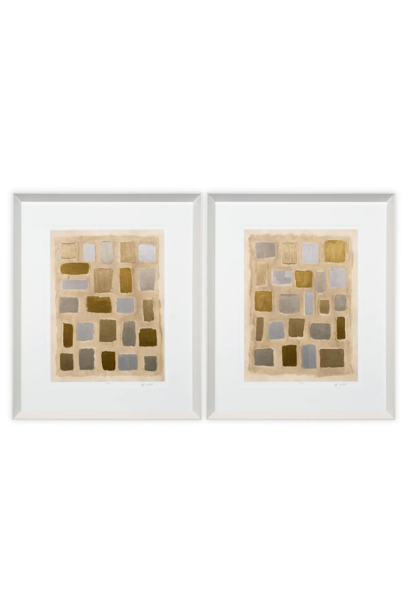 Tableau d'art abstrait (lot de 2) | Eichholtz Michael Willett | Meubleluxe.fr