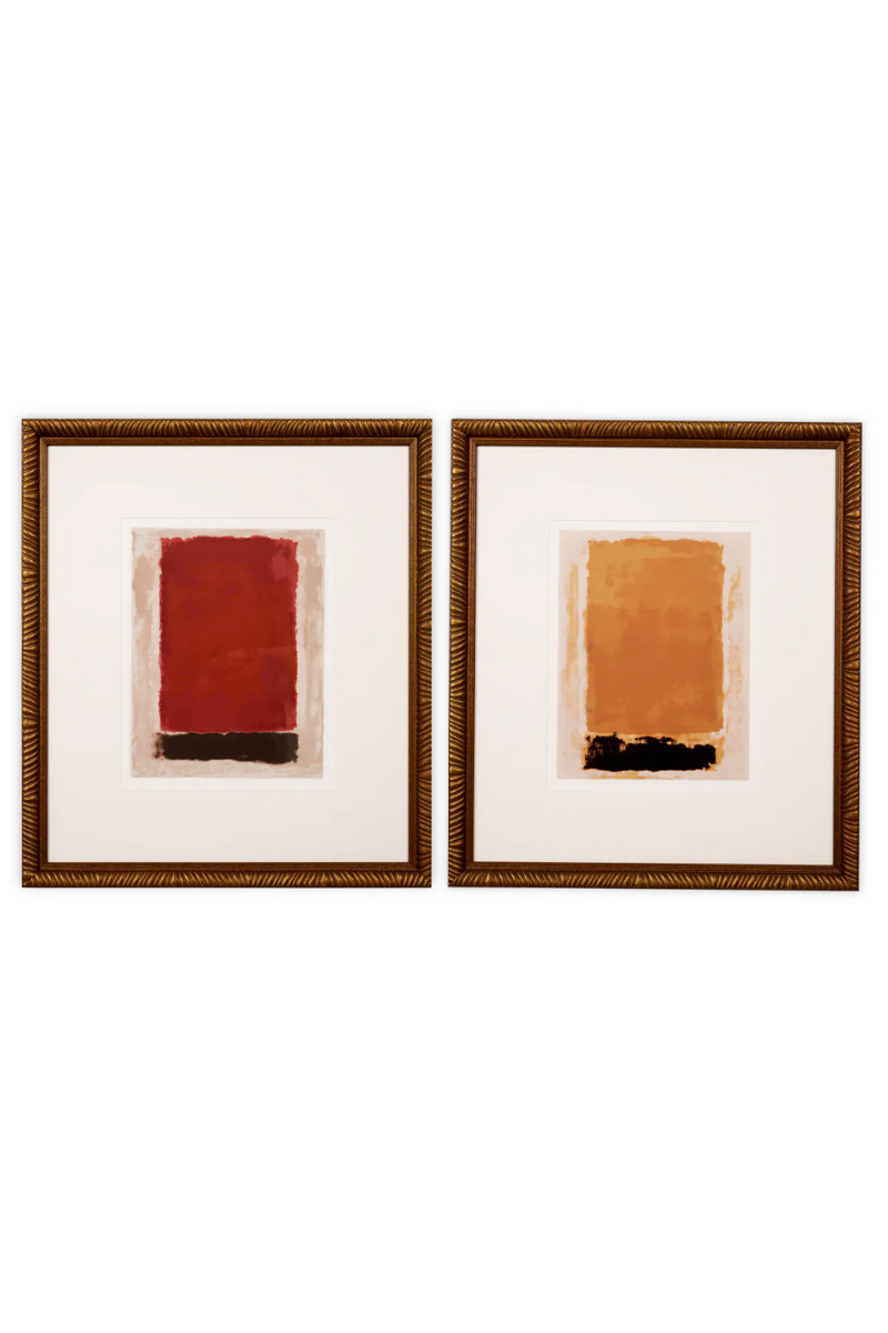 Tableau d'art abstrait (lot de 2) | Eichholtz Clément Garnier | Meubleluxe.fr