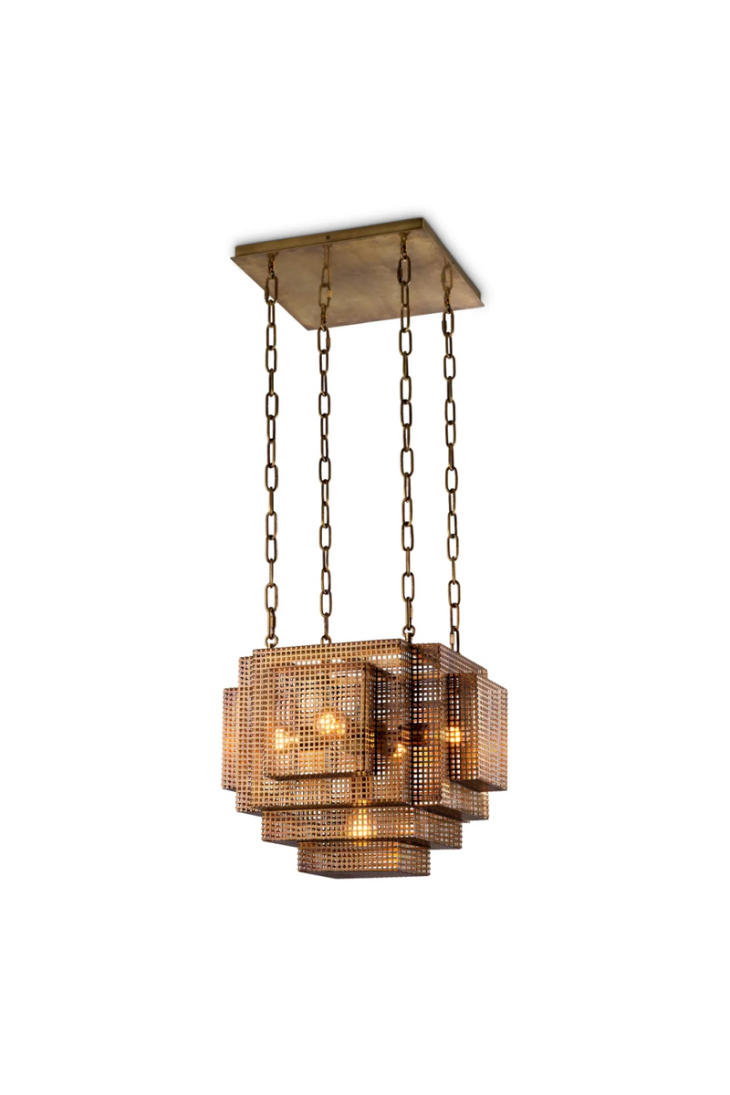 Suspension en laiton vintage | Eichholtz Geary | OROA.fr
