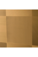 Table basse en cristal biseauté noir et laiton brossé | Eichholtz Saint John | meubleluxe.fr