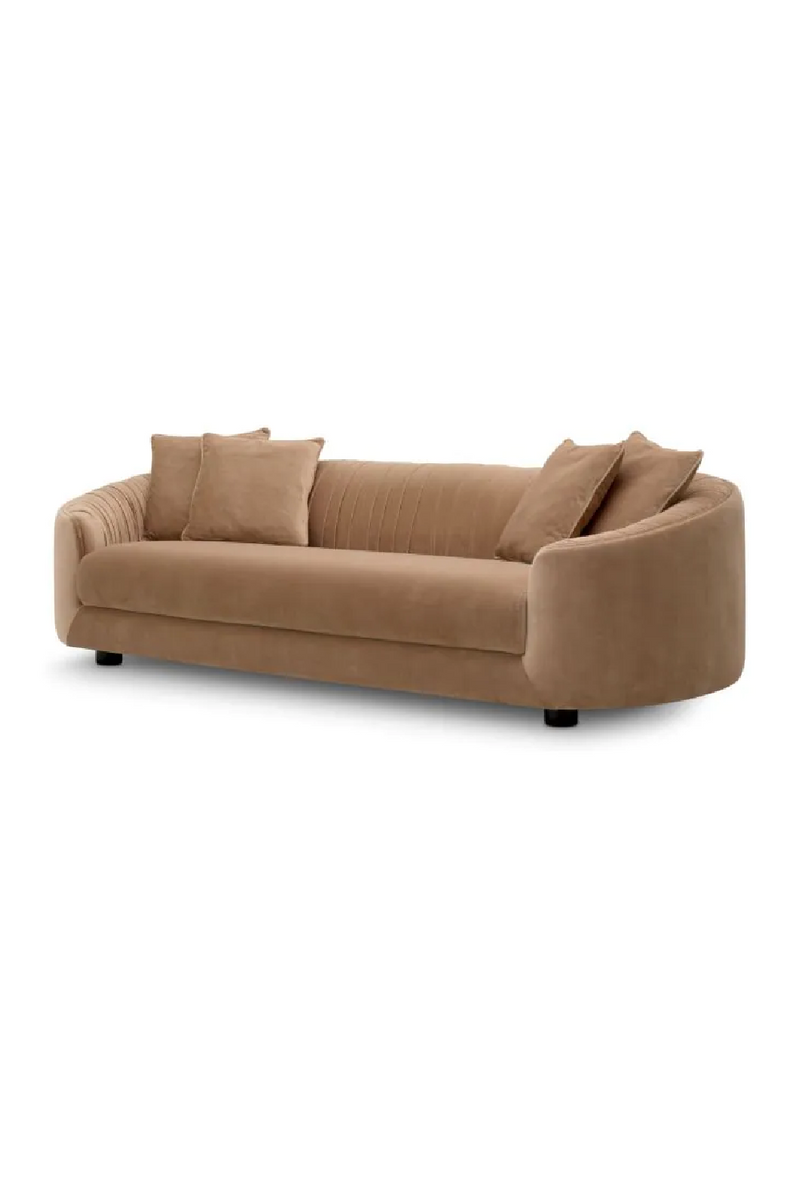 Canape plisse marron | Eichholtz Jameson | OROA.fr