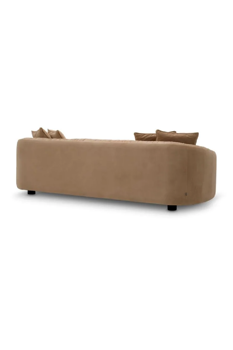 Canape plisse marron | Eichholtz Jameson | OROA.fr