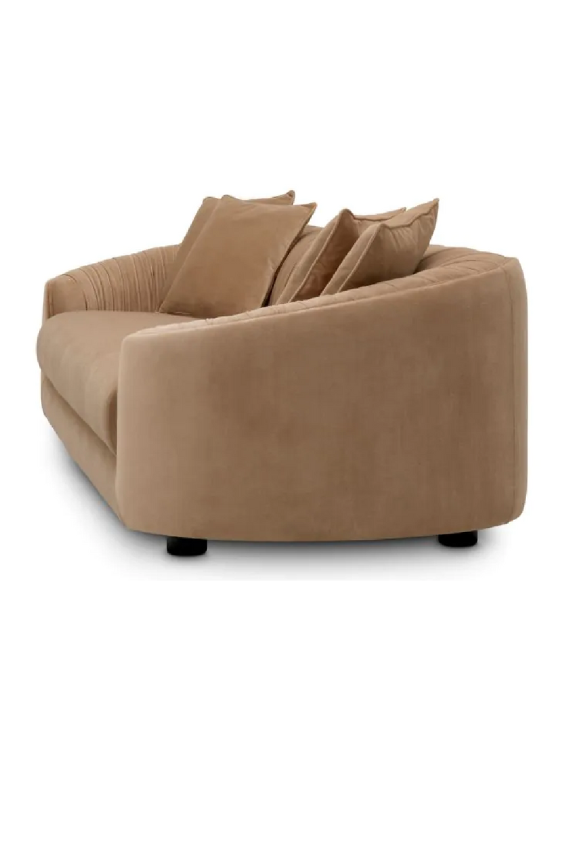 Canape plisse marron | Eichholtz Jameson | OROA.fr