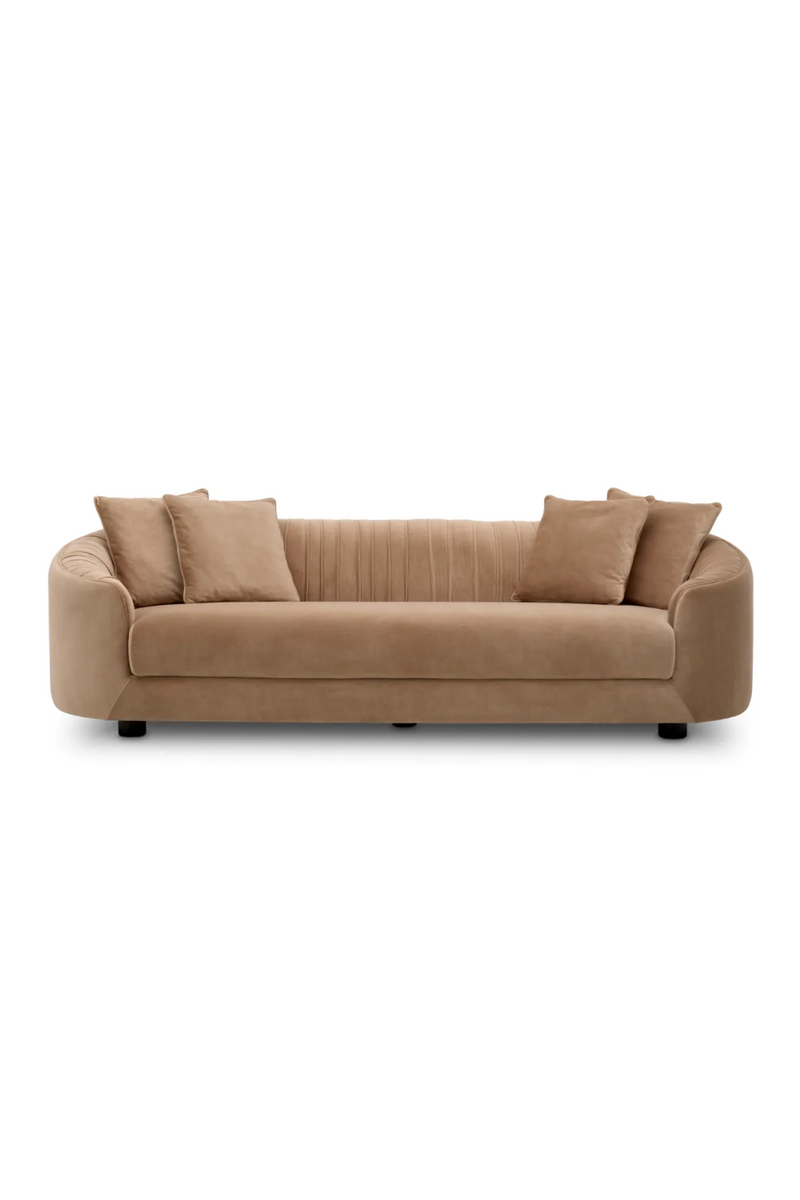 Canape plisse marron | Eichholtz Jameson | OROA.fr