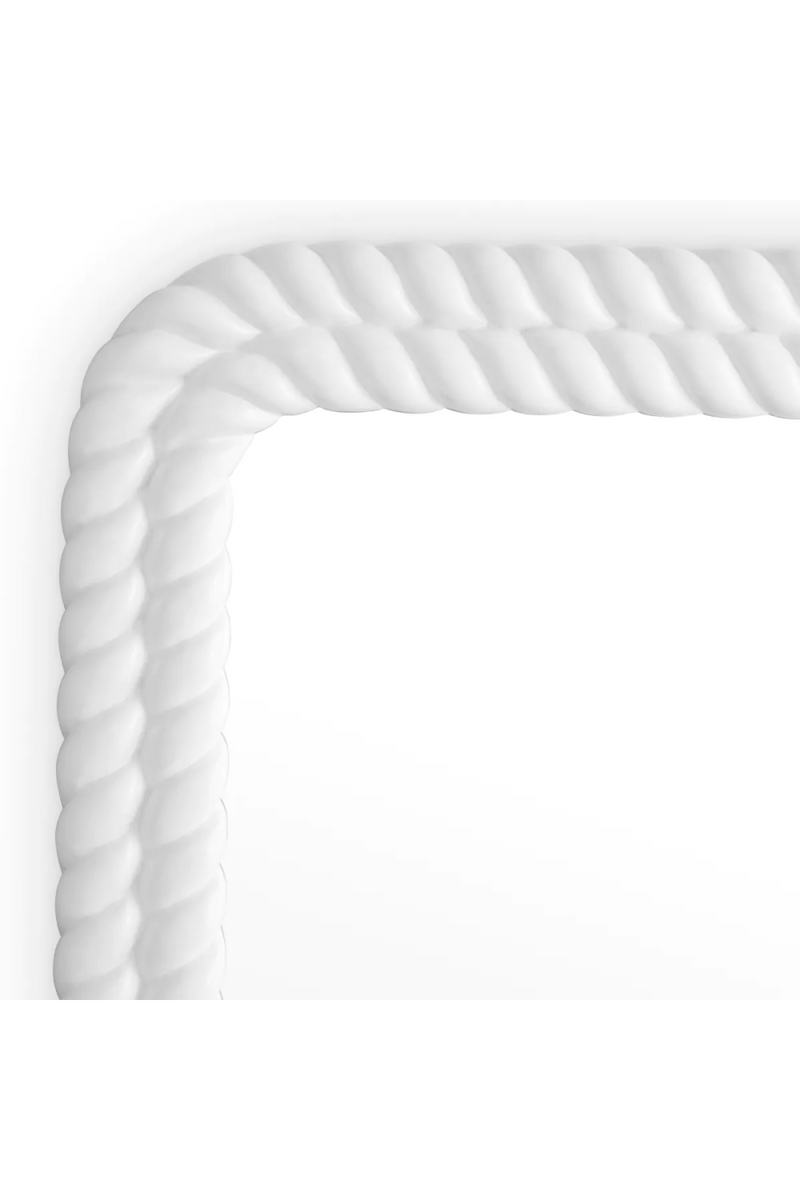 Miroir sculpte blanc | Eichholtz Viviana | OROA.fr